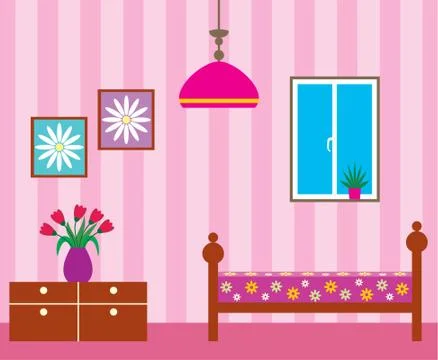 Living room Stock Illustration