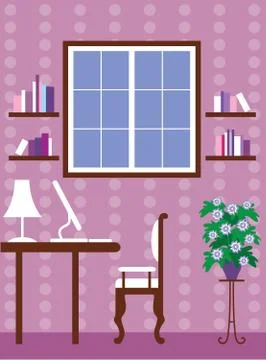 Living room Stock Illustration