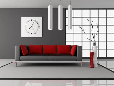 Living room Illustrazione stock