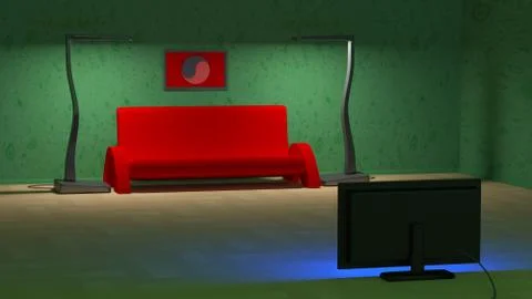 Living room Stock-Illustration