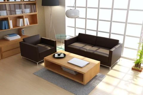 Living room Stock Illustration