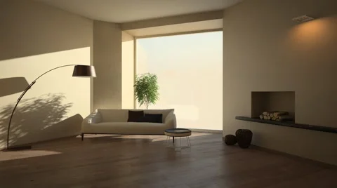 Living room interior Stock Footage 43259614