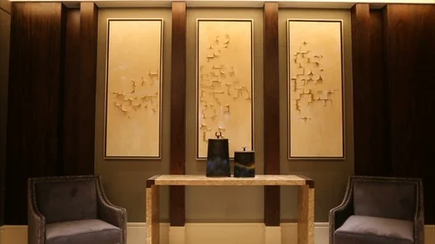 Living Room Interior Video stock 126892373