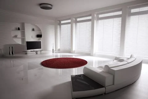 Living room interior Stock Illustration