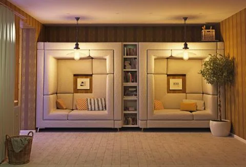 Living room interior Stock Illustration