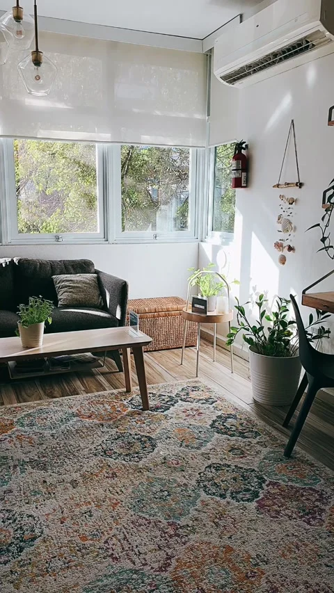Living room interior, interior, table, chair, room, home, furniture, Stock Footage 232614223