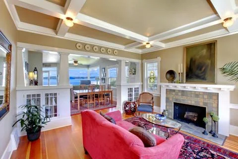 Living room interior Stock Photos