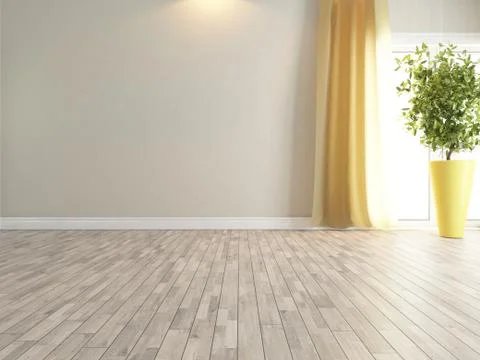 Living room rendering Stock Illustration