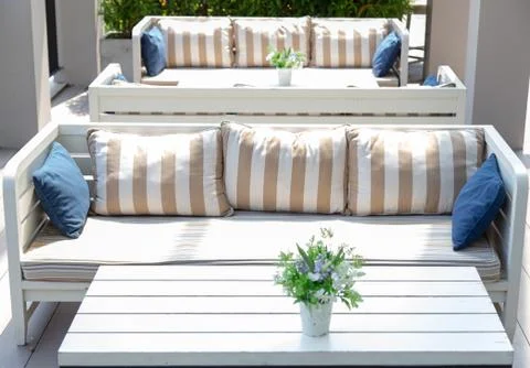 Living sofa with table Stock Photos