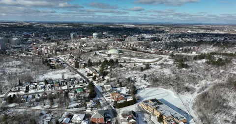 Living in Sudbury Ontario Aerial Stock Video Pond5