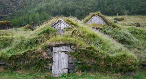 Living under grass Stock Photos