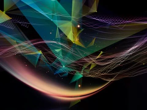 The Living Virtual World イラスト素材