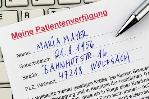 Living will 스톡 사진