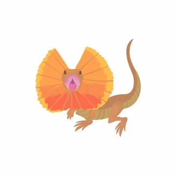 Lizard icon, cartoon style Stock Illustration