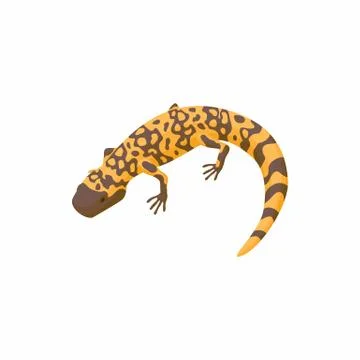 Lizard icon, cartoon style Stock Illustration