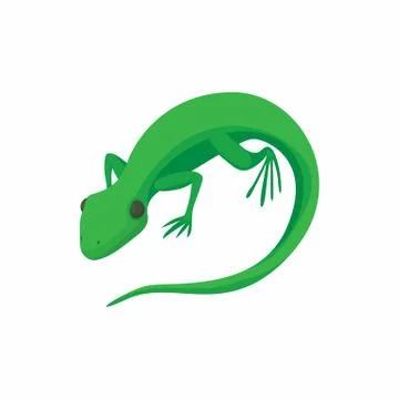 Lizard icon, cartoon style Stock Illustration