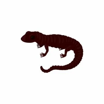Lizard icon, cartoon style Stock Illustration