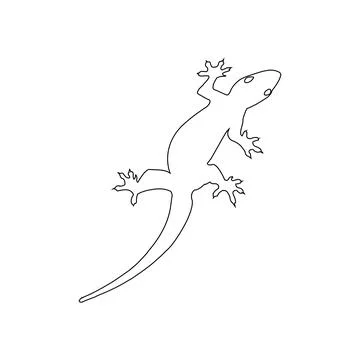 Lizard icon Stock Illustration