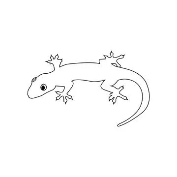 Lizard icon Stock Illustration