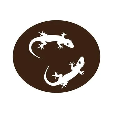 Lizard icon Stock Illustration