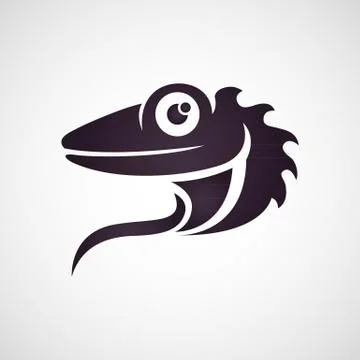 Lizard logo Stock Illustration