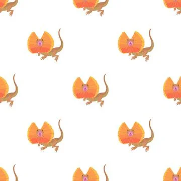 Lizard pattern seamless vector Stock Illustration