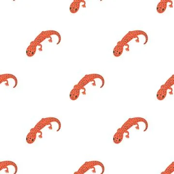Lizard pattern seamless vector Stock Illustration