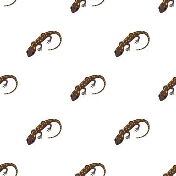 Lizard pattern seamless vector Stock Illustration