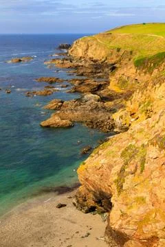 Lizard point, cornwall, uk Stock Photos