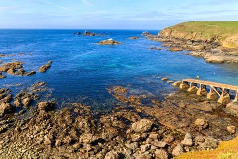 Lizard point, cornwall, uk Stock Photos