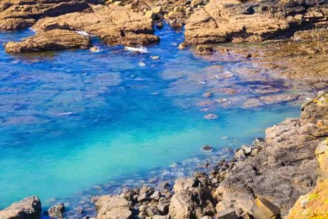 Lizard point, cornwall, uk Stock Photos