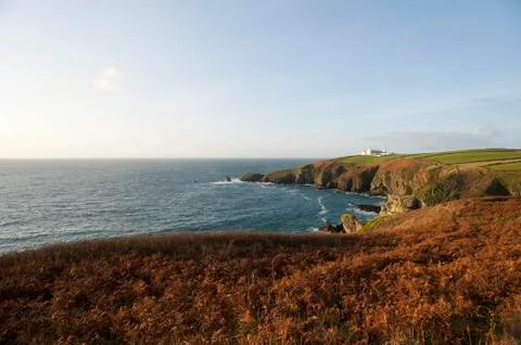 Lizard point in cornwall, uk Stock Photos