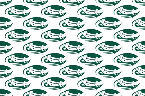 Lizard seamless pattern background template Stock Illustration