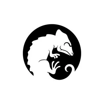 Lizard vector, design, animal, and reptile, gecko Stock Illustration