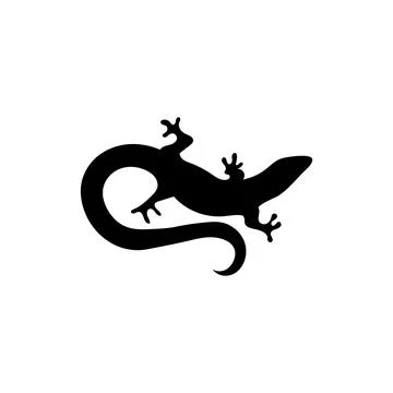 Lizard vector, design, animal, and reptile, gecko Stock Illustration