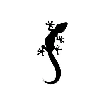 Lizard vector, design, animal, and reptile, gecko Stock Illustration