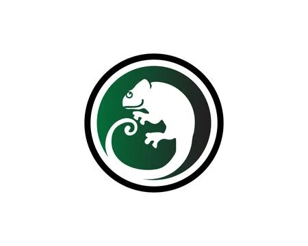 Lizard vector, design, animal, and reptile, gecko Stock Illustration
