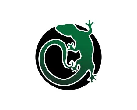 Lizard vector, design, animal, and reptile, gecko Illustrazione stock