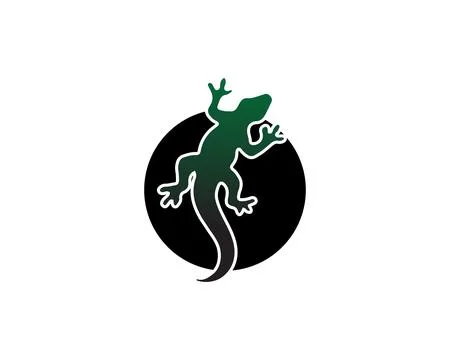 Lizard vector, design, animal, and reptile, gecko Stock Illustration