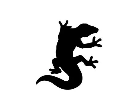 Lizard vector, design, animal, and reptile, gecko Illustrazione stock