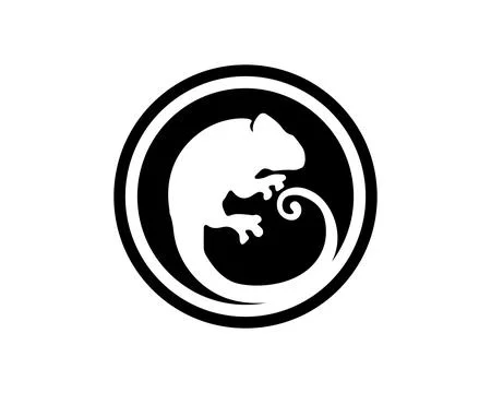 Lizard vector, design, animal, and reptile, gecko Stock Illustration
