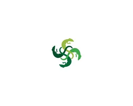 Lizard vector, design, animal, and reptile, gecko Illustrazione stock