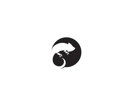 Lizard vector, design, animal, and reptile, gecko Illustrazione stock