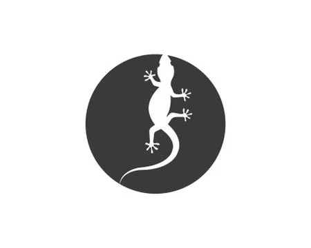 Lizard vector illustration logo Stock Illustration