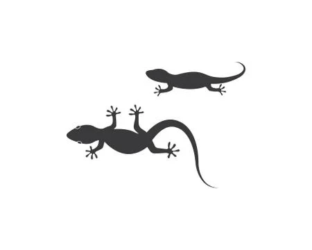 Lizard vector illustration logo Stock Illustration