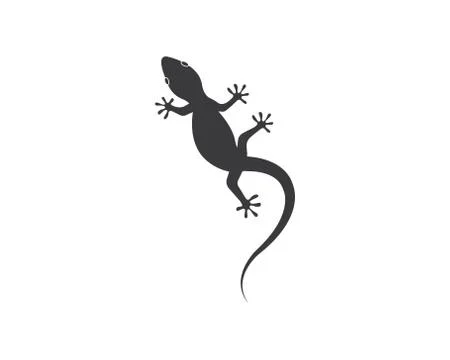 Lizard vector illustration logo Stock Illustration