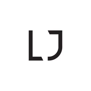 Lj initial letter vector logo icon Stock Illustration