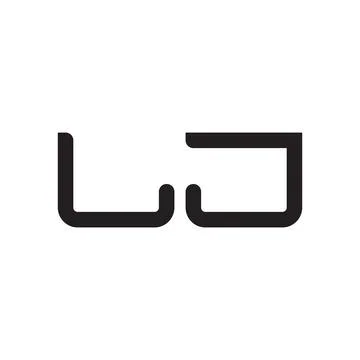 Lj initial letter vector logo icon Stock Illustration