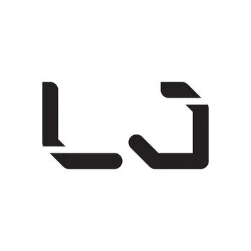 Lj initial letter vector logo icon Stock Illustration