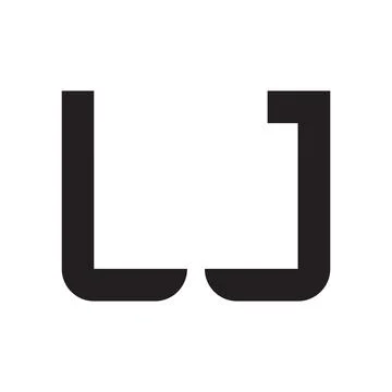 Lj initial letter vector logo icon Stock Illustration